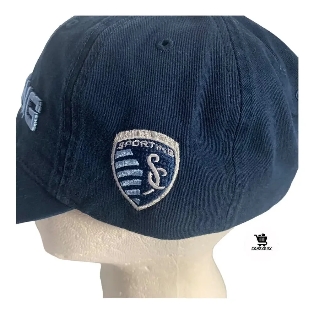 Mitchell & Ness Sporting Kansas City MLS Soccer Strapback Adjustable Cap Hat New